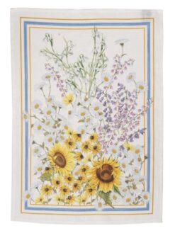 Tessitura Toscana Telerie Strofinaccio Sungarden Girasoli