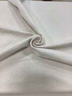 Cotone bianco trapuntato