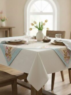 Centrotavola in Gobelin Pasquale – Collezione Primavera "Sweet Bunny"