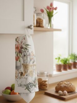 Strofinaccio da Cucina "Risveglio Primaverile" – Edizione Pasquale