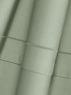 Alternative view of Completo Lenzuolo Matrimoniale in Raso di Cotone Salvia