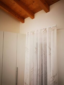 Alternative view of Tessuto con ricamo Acero