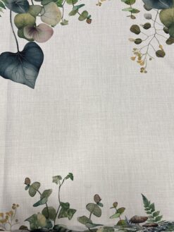 Tessuto antimacchia con stampa digitale Mushroom