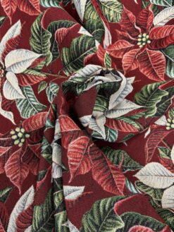 Alternative view of Tessuto Gobelin "Stella di Natale Bianca"