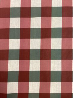 Tessuto Cotone A Quadri Grandi "Vigilia d'Inverno"