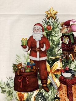 Cotone alberi di natale con animali