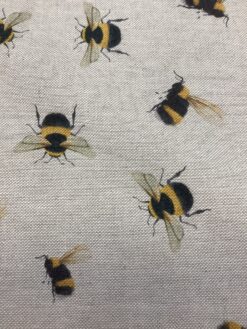 Tessuto misto cotone con api