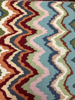 Alternative view of Tessuto in gobelin motivo a zig zag