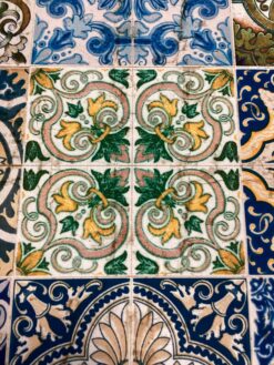 Tessuto antimacchia maioliche