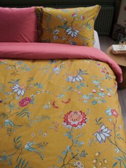 Alternative view of PIP STUDIO  completo lenzuola matrimoniale Flower Festival variante Yellowstone