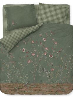 Alternative view of PIP STUDIO parure copripiumino matrimoniale Okinawa variante green