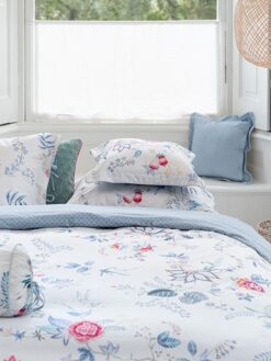 PIP STUDIO parure copripiumino matrimoniale Flower Festival variante white