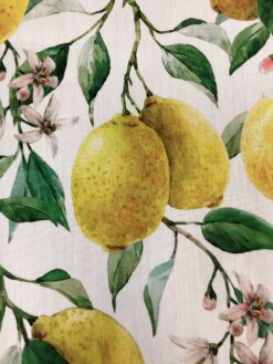 Idrorepellente con stampa limoni