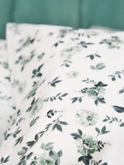 Alternative view of NEITH completo lenzuola matrimoniale modello Filly variante verde