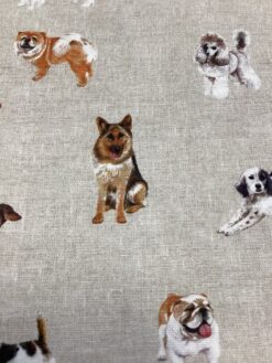 Cotone stampa cani