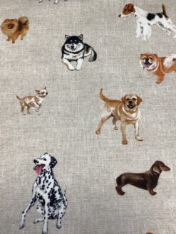 Alternative view of Cotone stampa cani