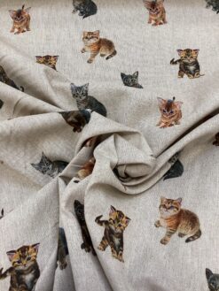 Alternative view of Cotone stampa gattini