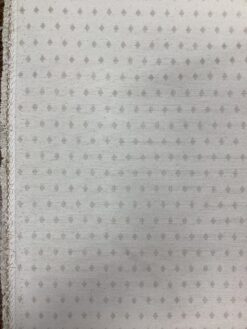 Alternative view of Tessuto rombi tortora su fondo panna