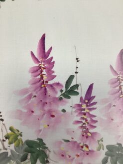 Alternative view of Tessuto cotone con stampa glicine