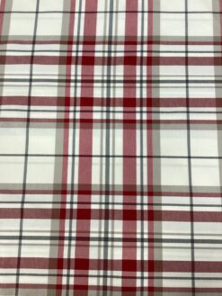 Scozzese rosso tortora e panna