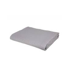 Alternative view of BORBONESE a Quilt matrimoniale in raso variante grigio ferro