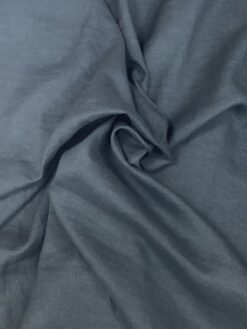 Alternative view of Tessuto in lino blu denim